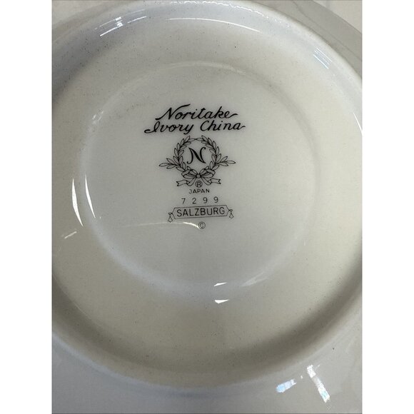Vintage Noritake Salzburg China Saucers, Set Of 5 - Picture 5 of 5
